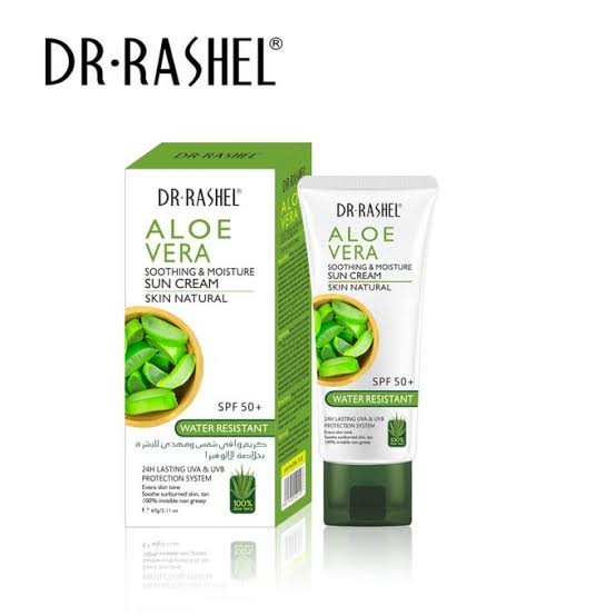 Dr. Rashel Aloe Vera Soothing & Moisture Sun Cream Skin Natural SPF 50+ Water Resistant