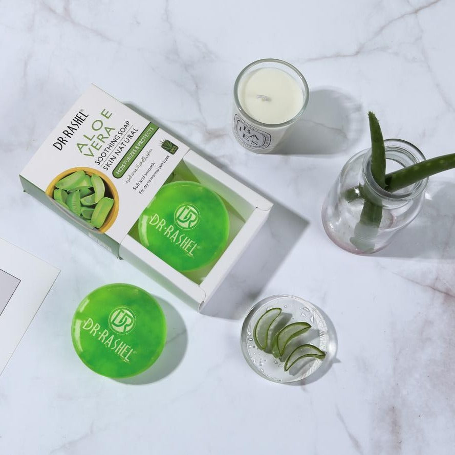 Dr. Rashel Aloe Vera Soothing Soap Skin Natural Moisturizes & Protects