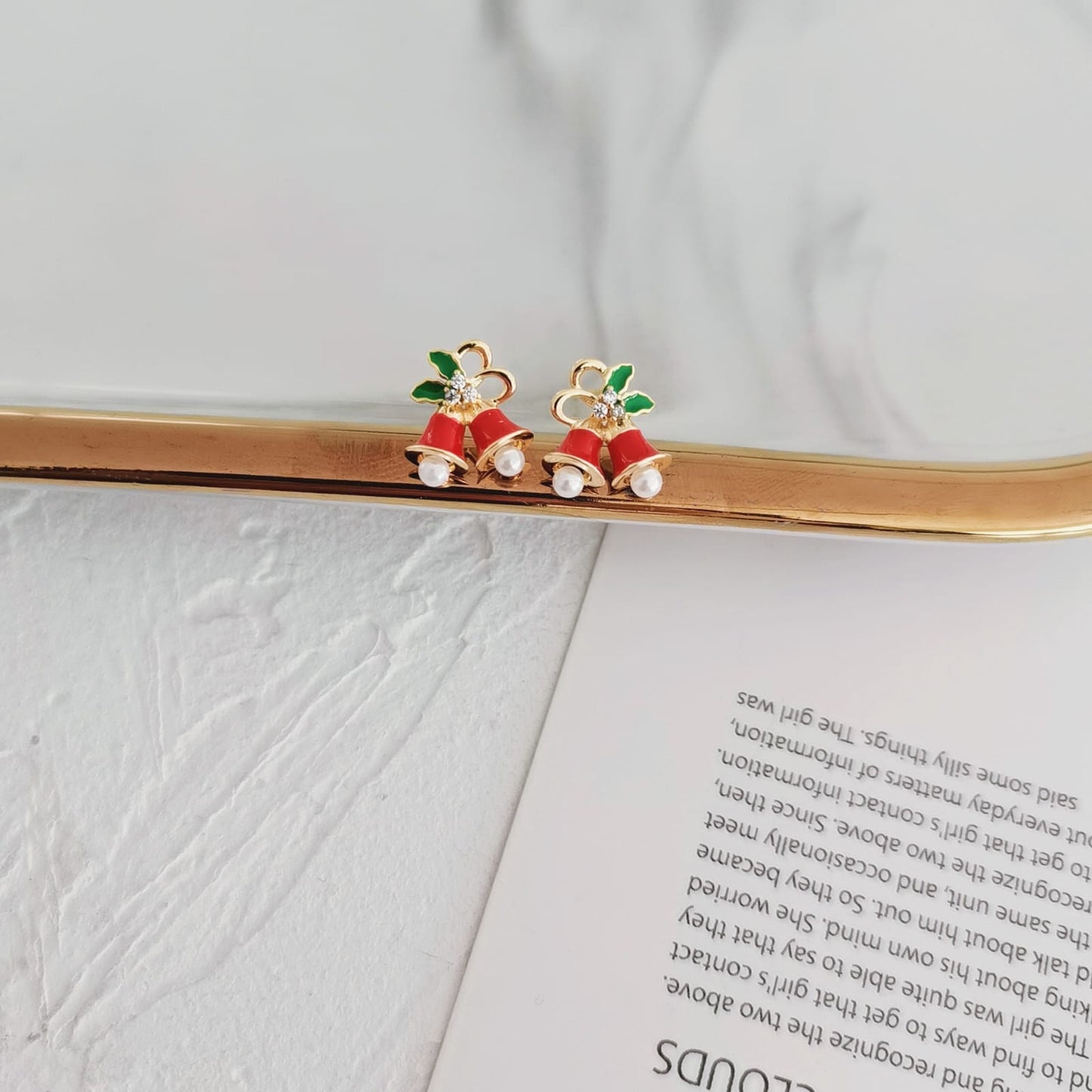 Jingle bells Christmas earrings
