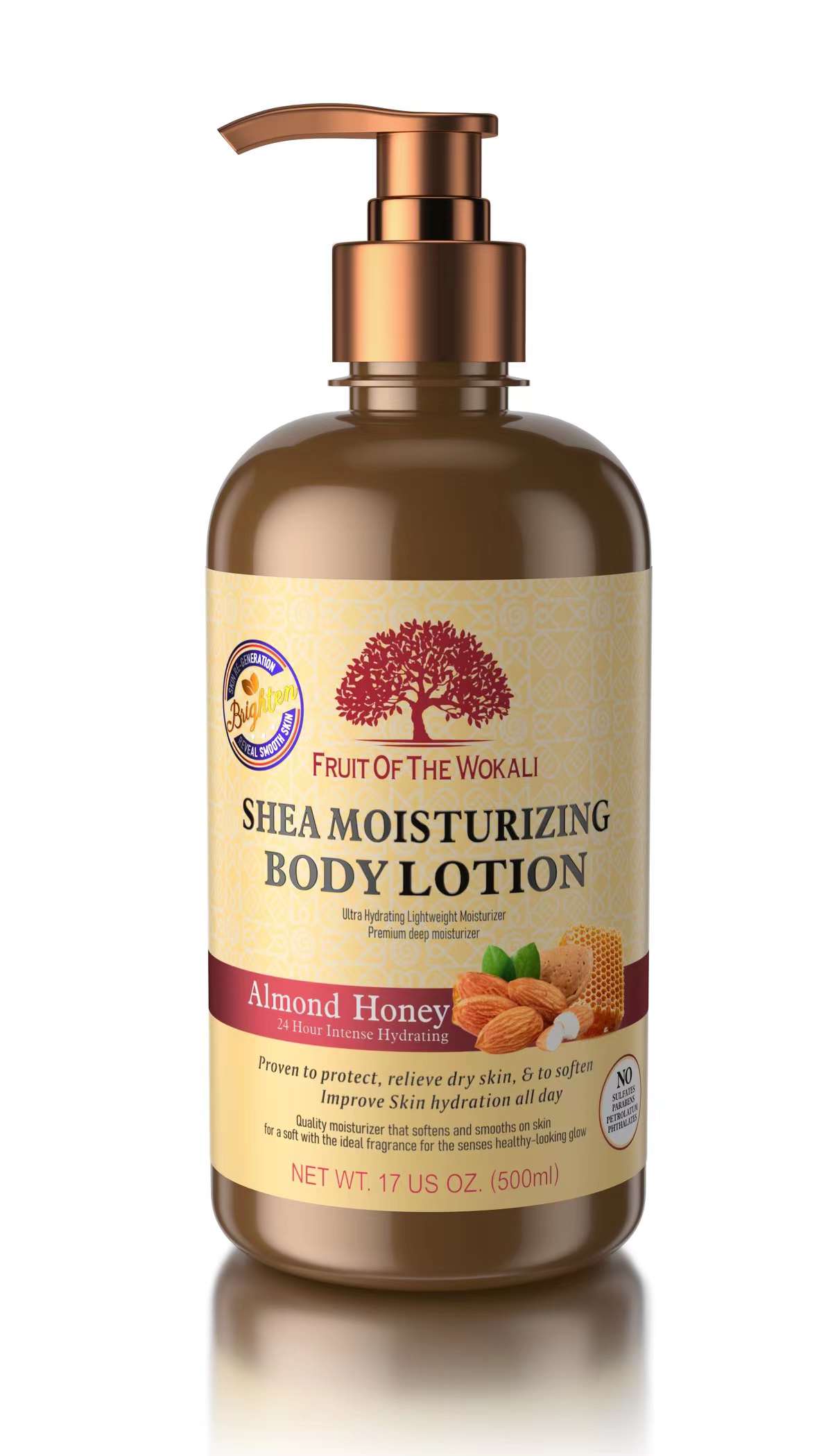 Fruit of the Wokali  Shea Moisturing Body Lotion - Almond Honey