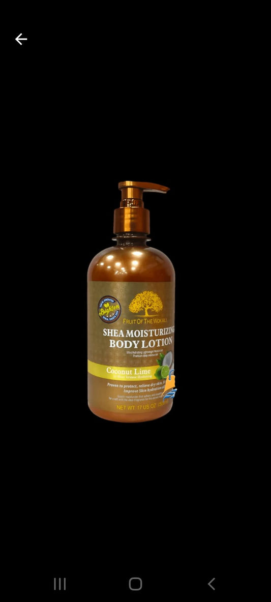 Fruit of the Wokali Shea Moisturizing Body Lotion - Coconut Lime