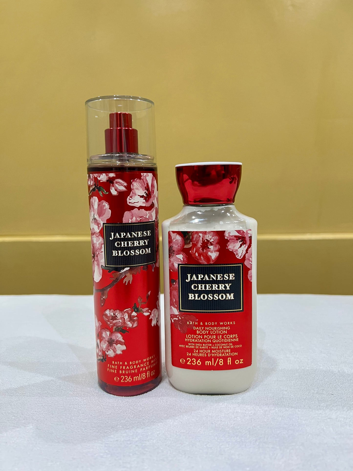 Japanese cherry blossom body lotion & fragrance mist