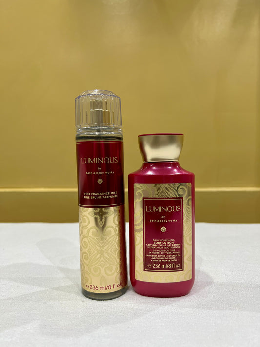 Luminous body lotion & Fragrance mist