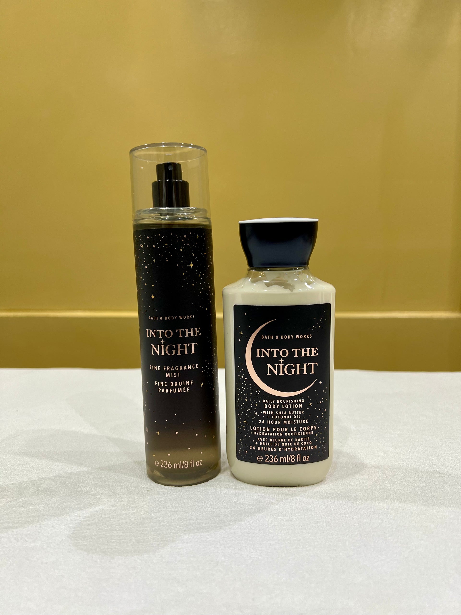 Into the night body lotion fragrance mist