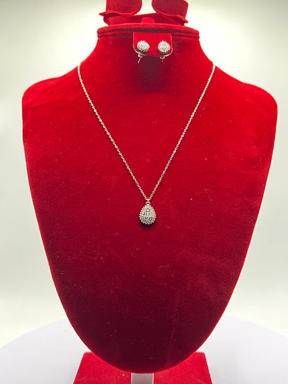 Radiant necklaces and earrings