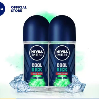 Nivea Men cool kick extra dry freezy green
