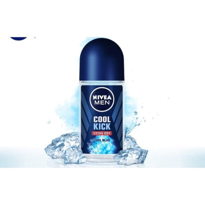 Nivea Men Cool Kick Extra Dry Cool Blue