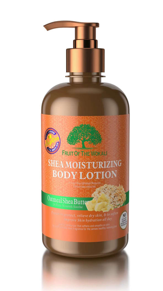 Fruit of the Wokali Shea Moisturizing Body Lotion - Oatmeal Shea Butter