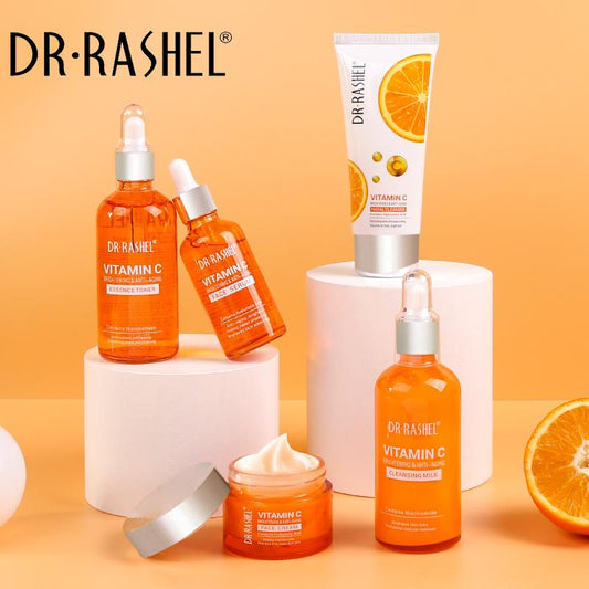 Dr. Rashel Vitamin C Brightening & Anti Aging Skin Care Series 5 Piece Set